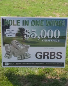 GRBS hole in one sign